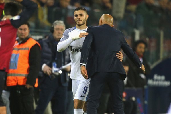 napoli - inter - formazioni